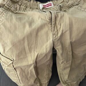 Levi's Khaki Cargo Shorts Boys 10